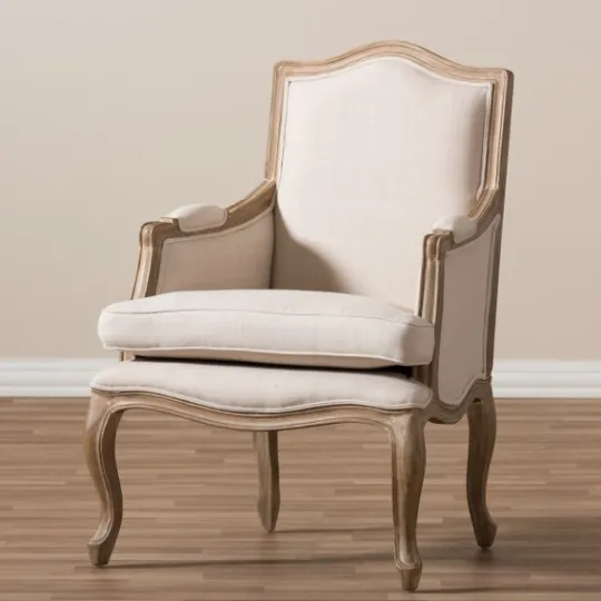 Kirkland's Home Streaked Antique Accent Chair- Accent Chairs