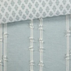 Kirkland's Home Stripe Diamond California King Comforter Set- Comforters