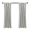 Kirkland's Home Stripe Farmhouse Curtain Panel Set, 63 In.- Curtains & Drapes