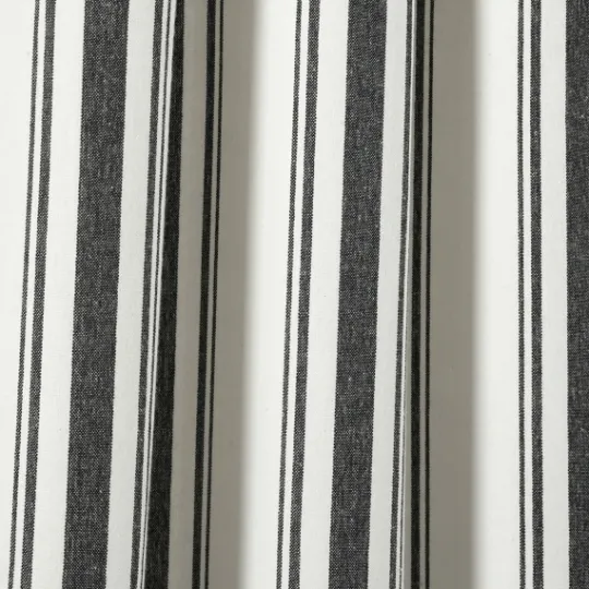 Kirkland's Home Stripe Farmhouse Curtain Panel Set, 63 In.- Curtains & Drapes
