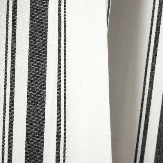 Kirkland's Home Stripe Farmhouse Curtain Panel Set, 63 In.- Curtains & Drapes