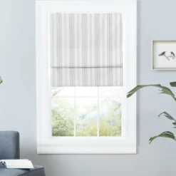 Kirkland's Home Stripe Ricci Blackout Curtain Shade, 34 In.- Curtains & Drapes