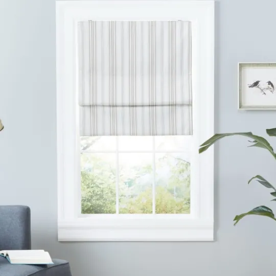 Kirkland's Home Stripe Ricci Blackout Curtain Shade, 31 In.- Curtains & Drapes