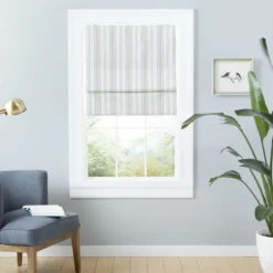 Kirkland's Home Stripe Ricci Blackout Curtain Shade, 31 In.- Curtains & Drapes