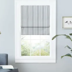 Kirkland's Home Stripe Ricci Blackout Curtain Shade, 27 In.- Curtains & Drapes