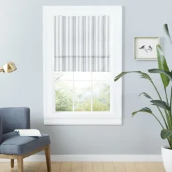 Kirkland's Home Stripe Ricci Out Curtain Shade, 27 In.- Curtains & Drapes