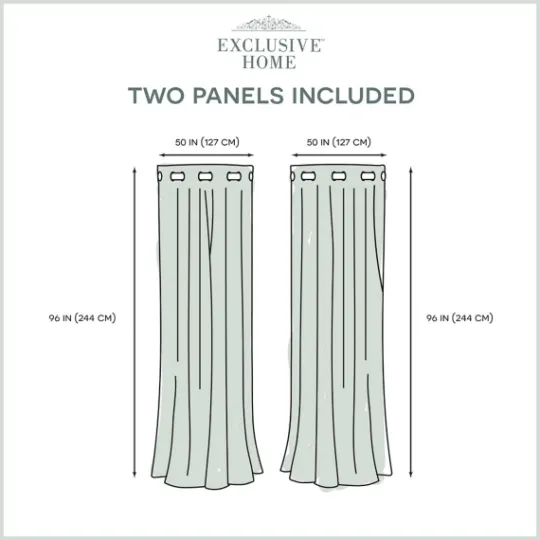 Kirkland's Home Stripe Sheer Curtain Panel Set, 96 In.- Curtains & Drapes