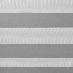 Kirkland's Home Stripe Waffle Weave Shower Curtain- Shower Curtains