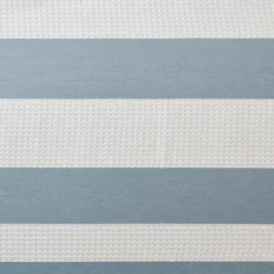 Kirkland's Home Stripe Waffle Weave Shower Curtain- Shower Curtains
