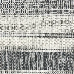 Kirkland's Home Stripe Weave Sun Shower Outdoor Area Rug, 7X9- Outdoor Rugs