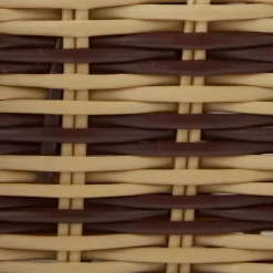 Kirkland's Home Striped Woven Bone Shaped Basket, 17 In.- Baskets & Boxes