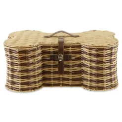 Kirkland's Home Striped Woven Bone Shaped Basket, 24 In.- Baskets & Boxes