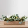 Kirkland's Home Succulent And Eucalyptus Centerpiece In Crate- Arrangements & Greenery