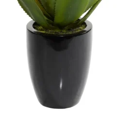 Kirkland's Home Succulent In Sleek Black Planter- Arrangements & Greenery