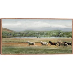 Kirkland's Home Summer Herd Framed Canvas Art Print- Canvas Art