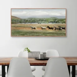Kirkland's Home Summer Herd Framed Canvas Art Print- Canvas Art