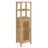 Kirkland's Home Sumter Bamboo Shelves And Cabinet- Bathroom Furniture