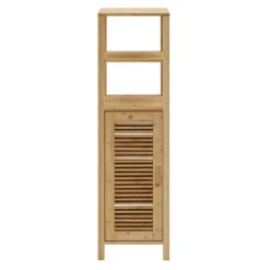 Kirkland's Home Sumter Bamboo Shelves And Cabinet- Bathroom Furniture