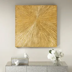 Kirkland's Home Sunburst Abstract Wall Plaque- Wall Plaques