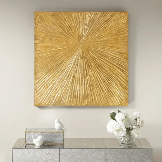 Kirkland's Home Sunburst Abstract Wall Plaque- Wall Plaques