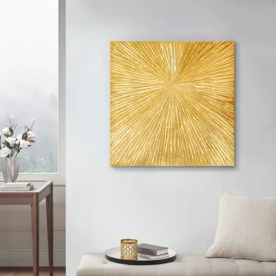 Kirkland's Home Sunburst Abstract Wall Plaque- Wall Plaques