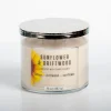 Kirkland's Home Sunflower And Driftwood Jar Candle- Candles