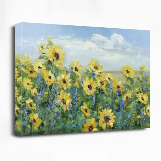 Kirkland's Home Sunflower Fields Forever Giclee Canvas Art Print- Canvas Art