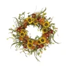 Kirkland's Home Sunflower Mixed Floral Wreath- Wreaths