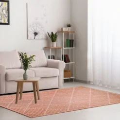 Kirkland's Home Sunset Diamond Outdoor Area Rug, 7X9- Outdoor Rugs