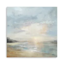 Kirkland's Home Sunset Over The Ocean Canvas Art Print- Canvas Art