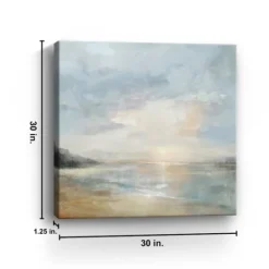 Kirkland's Home Sunset Over The Ocean Canvas Art Print- Canvas Art