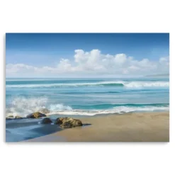 Kirkland's Home Sweeping Blue Canvas Art Print, 60X40 In.- Canvas Art