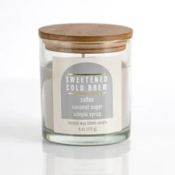 Kirkland's Home Sweetened Cold Brew Jar Candle- Candles