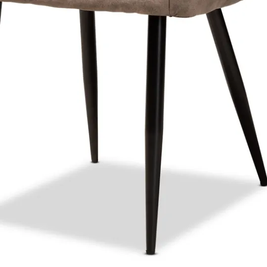 Kirkland's Home Table And Leather Bucket Chairs 5-Pc. Dining Set- Dining Tables