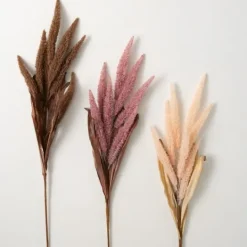 Kirkland's Home Tall Neutral Desert Grass Plumes, Set Of 3- Stems & Bouquets