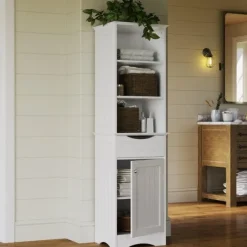 Kirkland's Home Tall Open Shelves Cabinet- Cabinets & Sideboards