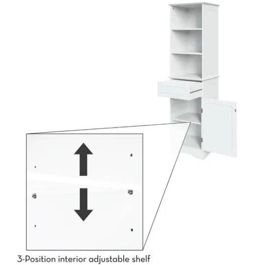 Kirkland's Home Tall Open Shelves Cabinet- Cabinets & Sideboards