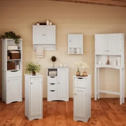 Kirkland's Home Tall Open Shelves Cabinet- Cabinets & Sideboards