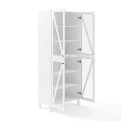 Kirkland's Home Tall Triangle 4-Door Wood Cabinet- Cabinets & Sideboards