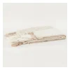 Kirkland's Home Tan And Ivory Striped Woven Cotton Throw- Blankets & Throws