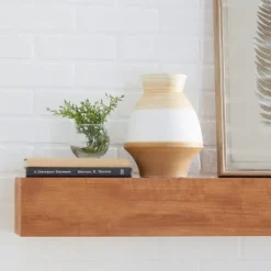 Kirkland's Home Tan And White Striped Coastal Ceramic Vase, 9 In.- Vases