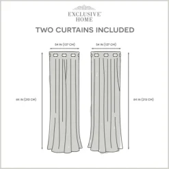 Kirkland's Home Tan Floral 2-Pc. Curtain Panel Set, 84 In.- Curtains & Drapes