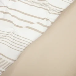 Kirkland's Home Tan Pintuck Stripe King 5-Pc. Comforter Set- Comforters