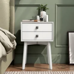 Kirkland's Home Tapered 2-Drawer Nightstand- Nightstands