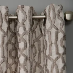 Kirkland's Home Taupe Chenille Single Curtain Panel, 84 In.- Curtains & Drapes