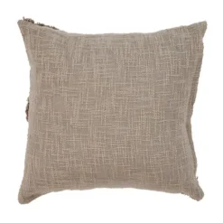 Kirkland's Home Taupe Fringe Diamond Pillow, 20 In.- Pillows