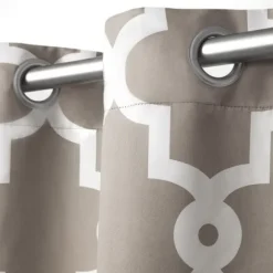 Kirkland's Home Taupe Maxwell Blackout Curtain Panel Set, 84 In.- Curtains & Drapes