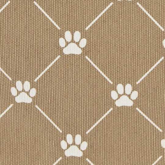 Kirkland's Home Taupe Paw Trellis Rec Gle Basket, 17.5 In.- Baskets & Boxes