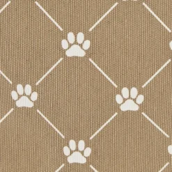 Kirkland's Home Taupe Paw Trellis Round Basket, 15 In.- Baskets & Boxes