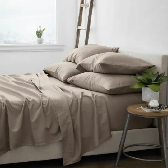 Kirkland's Home Taupe Ultra Soft 6-Pc. Queen Sheet Set- Bed Sheets